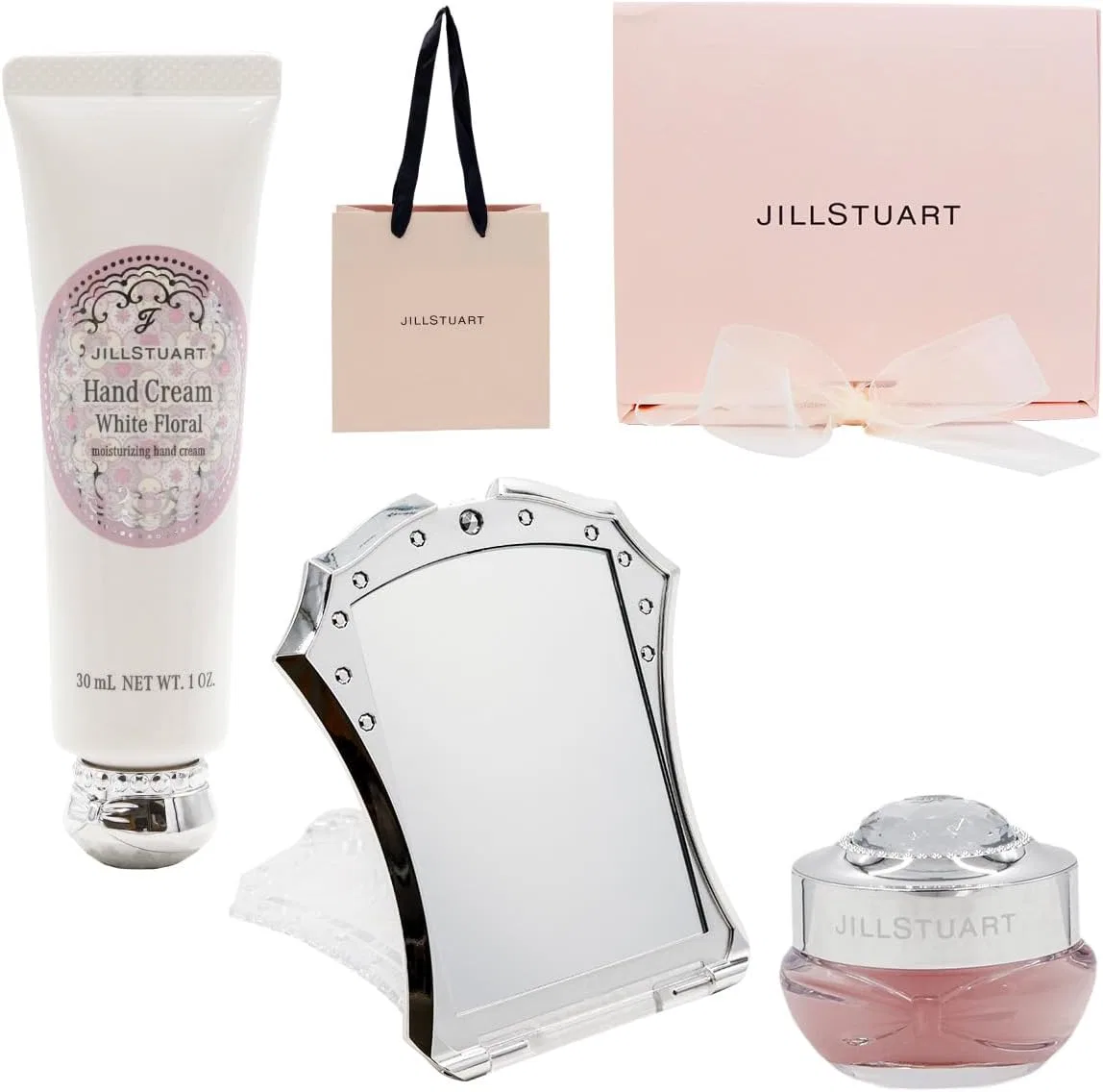 Набор подарочный JILLSTUART: липовая маска, крем для рук и зеркальце Jill Stuart