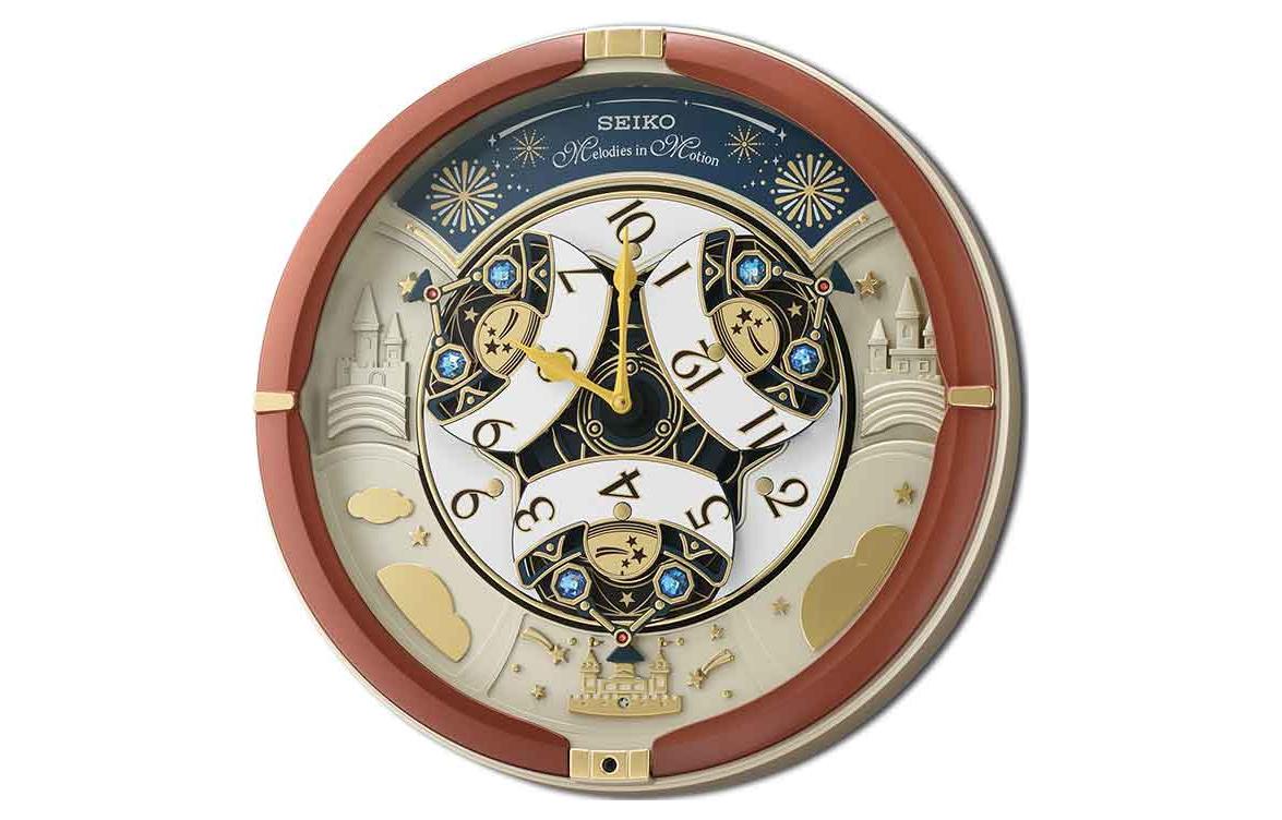 

SEIKO Часы Quartz Movement Plastic Wall Clock Unisex Gold, Gold
