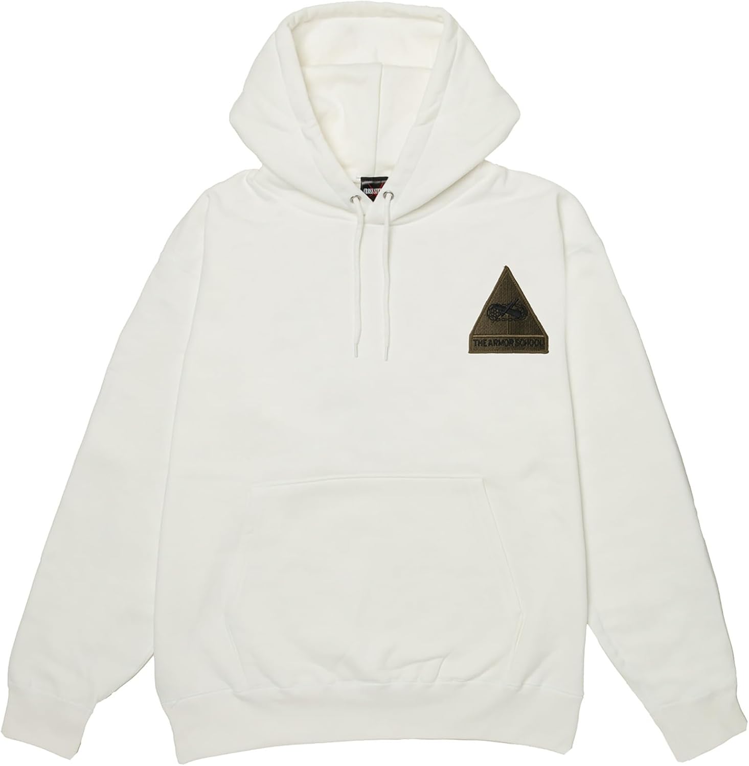 

Толстовка с капюшоном в стиле F, нашивка с гербом армии США, плотная ткань 12,4 унции, подкладка с начесом, толстовка без капюшона, белая F-Style