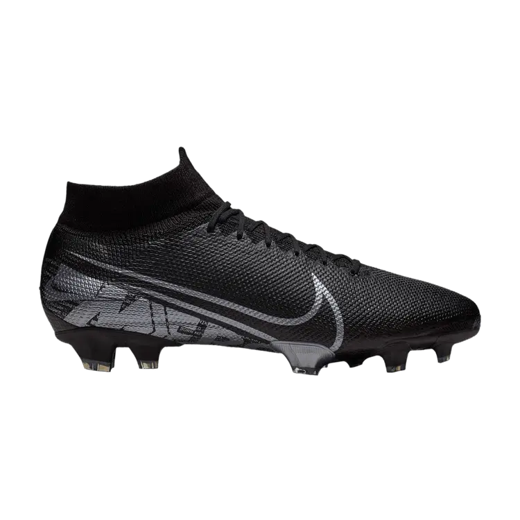 

Бутсы Nike Mercurial Superfly 7 Pro FG 'Black Metallic Cool Grey', черный