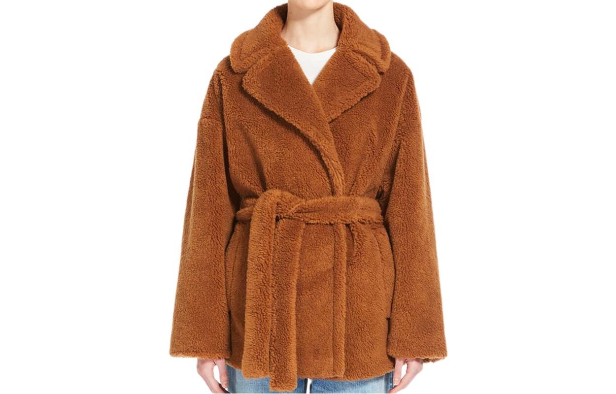 

Короткое пальто женское умбра WEEKEND MaxMara, Желтый, Короткое пальто женское умбра WEEKEND MaxMara