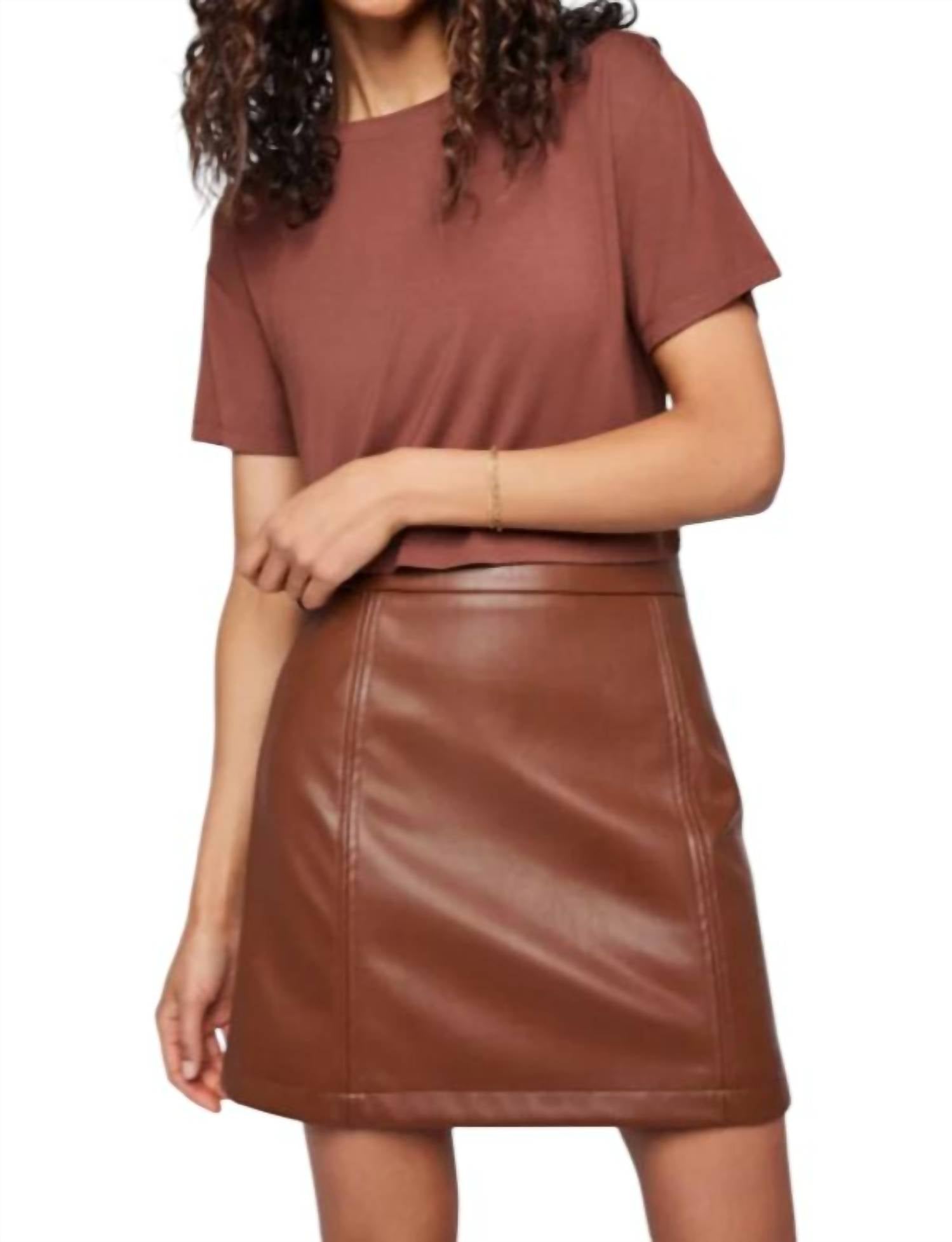 

Юбка Крисси в коньячном цвете Gentle Fawn, цвет cognac