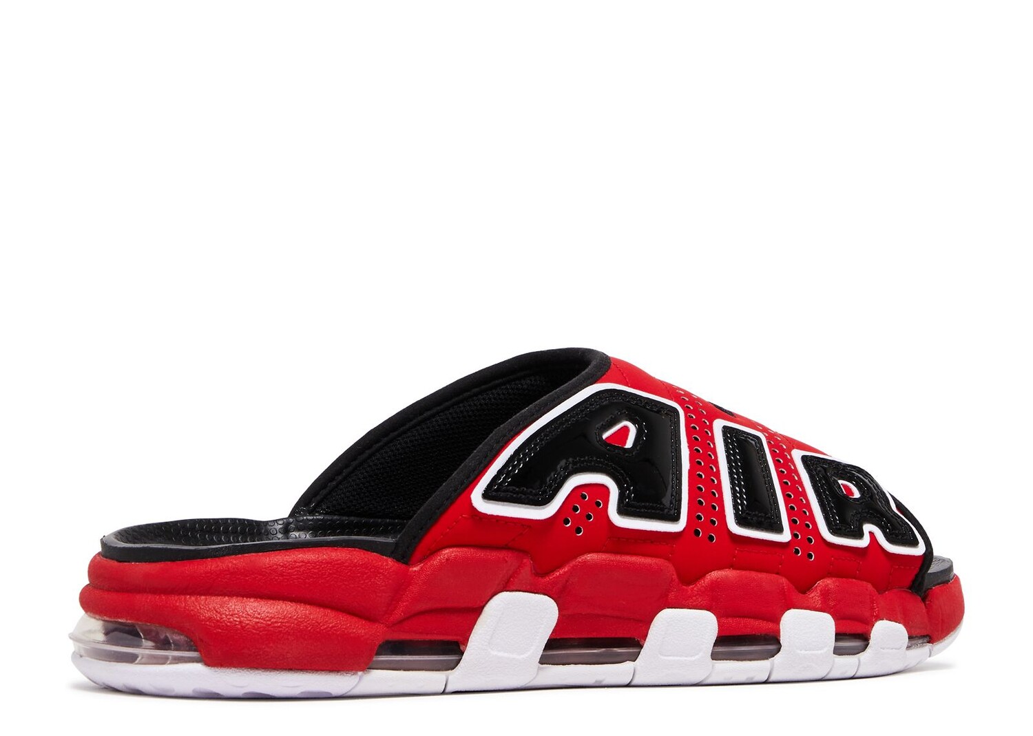 Кроссовки Nike Air More Uptempo Slide 'Bulls', красный — фото 3