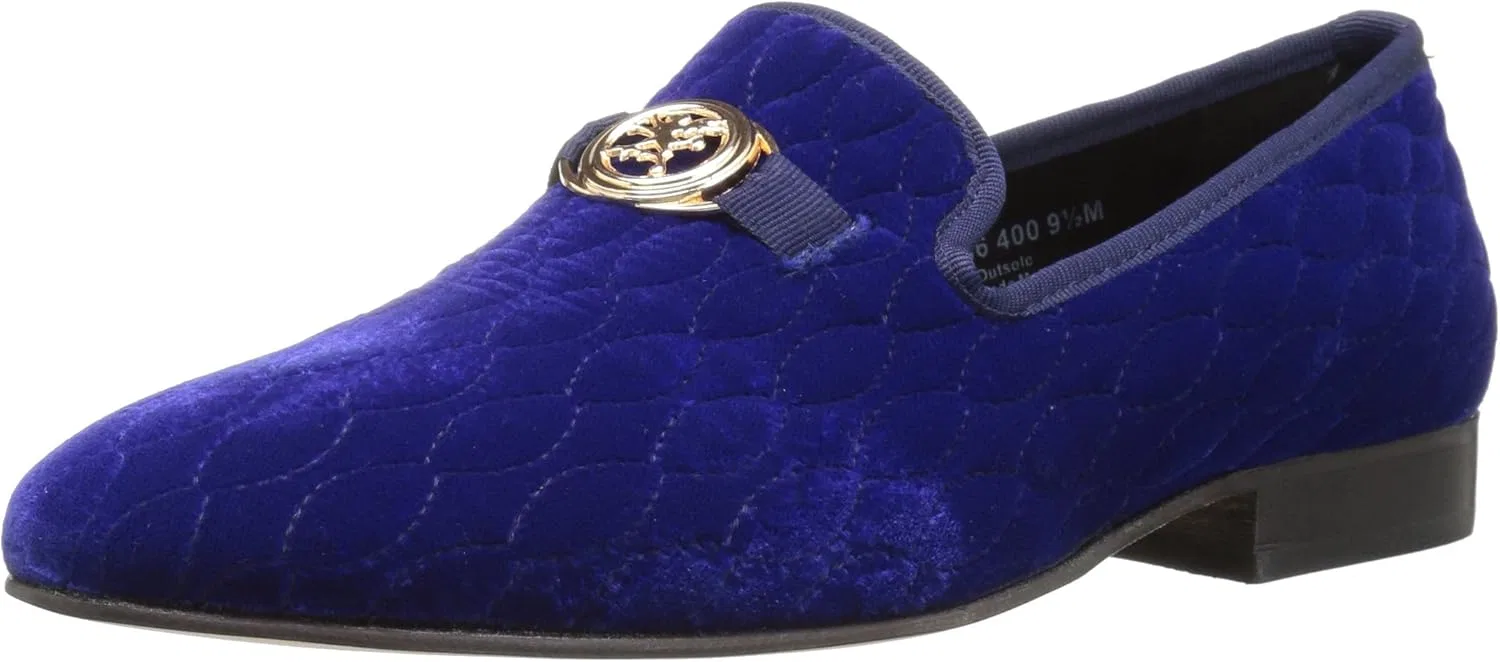 Мужские лоферы-шлепанцы Stacy Adams Valet Velour Bit Slip-On, Blue