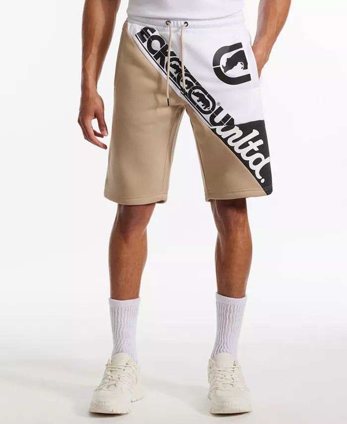 

Мужские шорты Regular Fit с размытым флисовым принтом Ecko Unltd, загар/бежевый