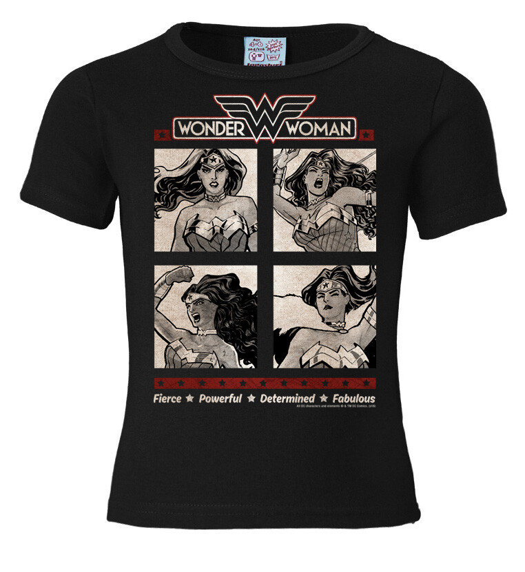 

Футболка Logoshirt DC Wonder Woman Powerful, черный