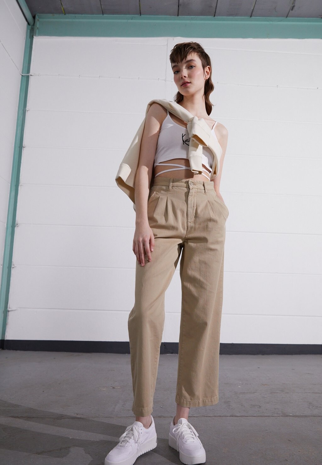 

Брюки CARA PANT Carhartt WIP, цвет wall
