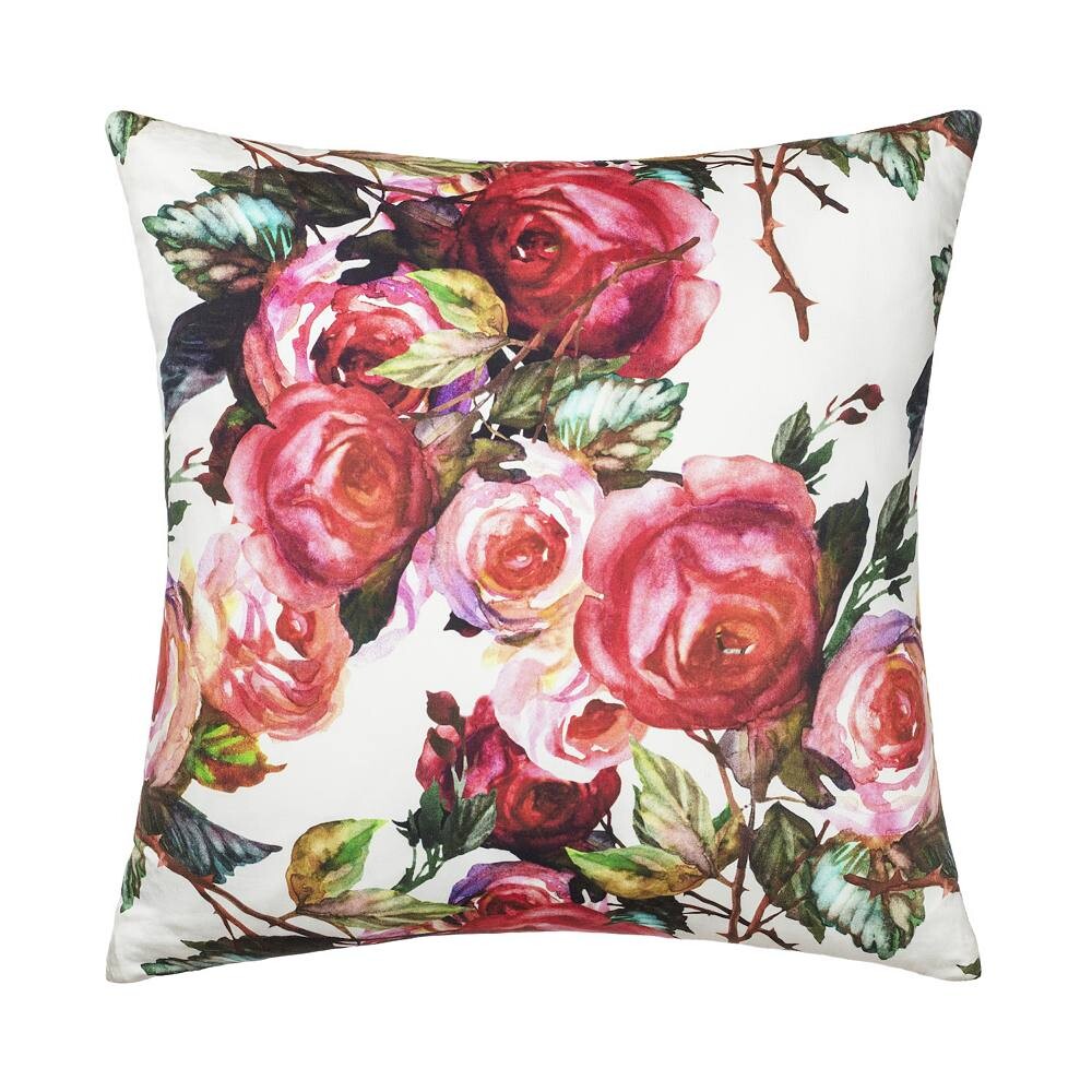 

Linum Home Textiles Victoria Декоративная квадратная наволочка, цвет Red Multi