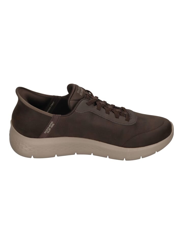 Низкие кроссовки Skechers Low GO WALK FLEX HANDS UP 216326, коричневый — фото 4