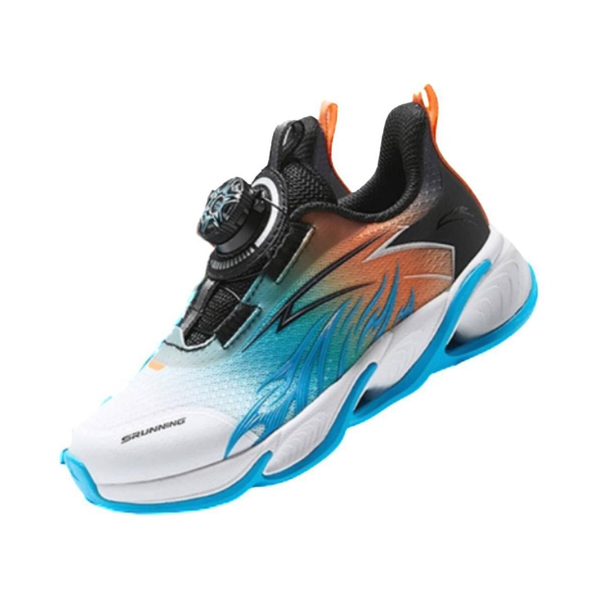 

Кроссовки Chiyan Kids PS Low-top Anta белые/желтые, цвет морской волны/черный/ярко-оранжевый Anta Kids, оранжевый