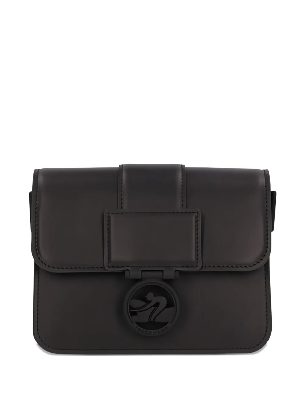 

Сумка-портфель Box-Trot из кожи с клапаном Longchamp, черный