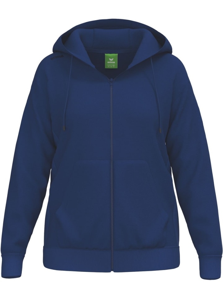 

Толстовка с капюшоном "Ts Hoody Jacket" синего цвета erima