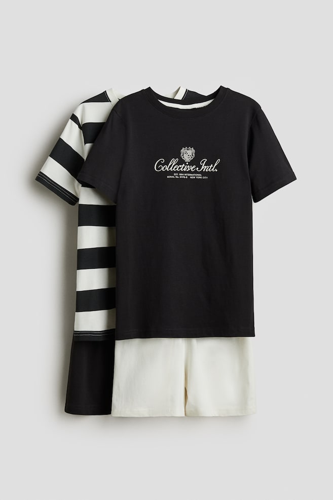

Комплект из 2 пижам с футболкой и шортами H&M, мультиколор
