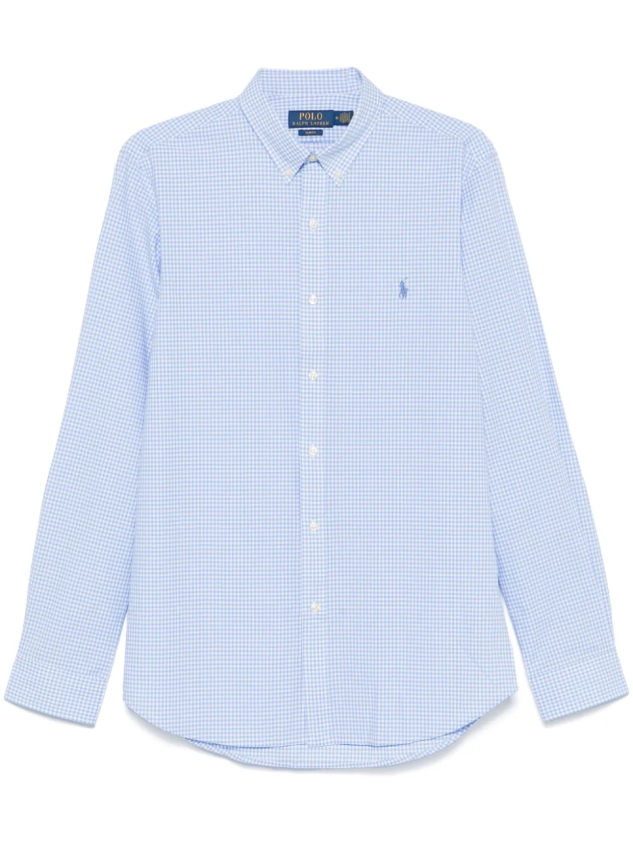 

Polo Ralph Lauren рубашка в клетку гингем, синий