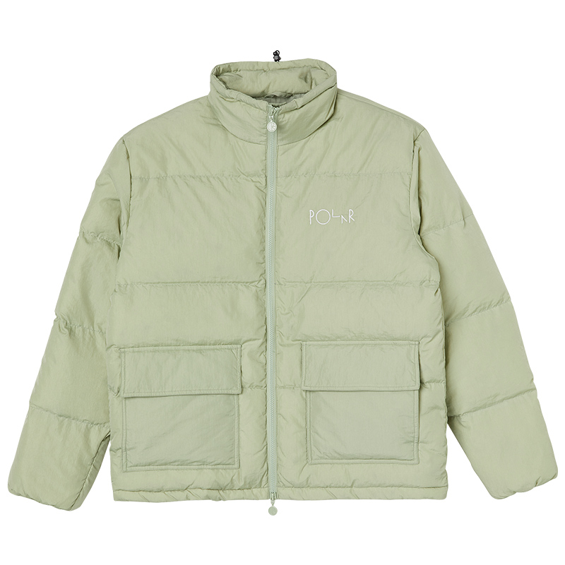 

POLAR SKATE CO Унисекс пуховик, Smoke Green