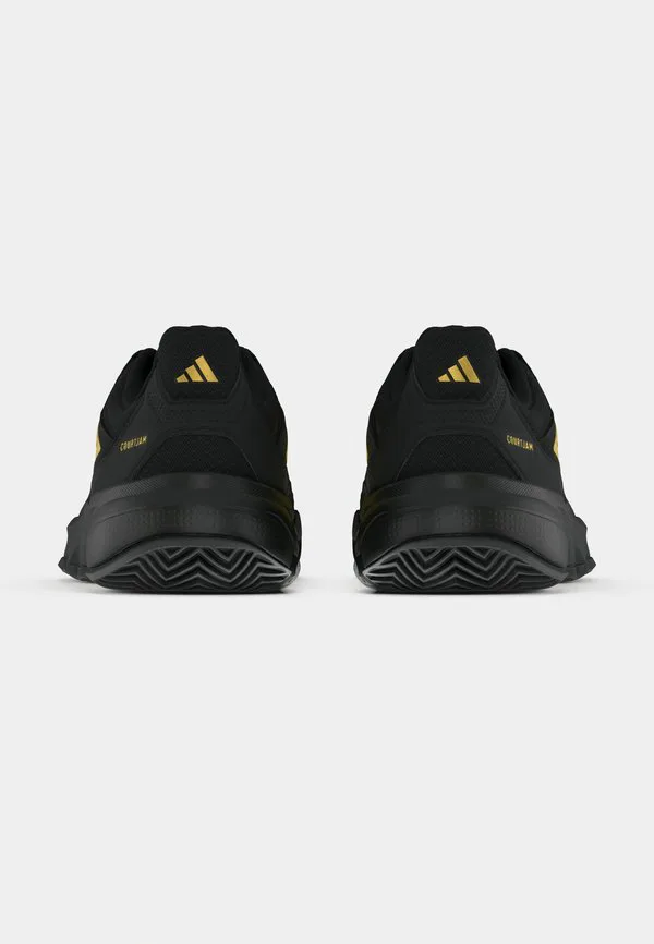 Теннисные кроссовки courtjam control 3 all-court Adidas Performance, Core Black/Gold-Coloured Metallic — фото 4