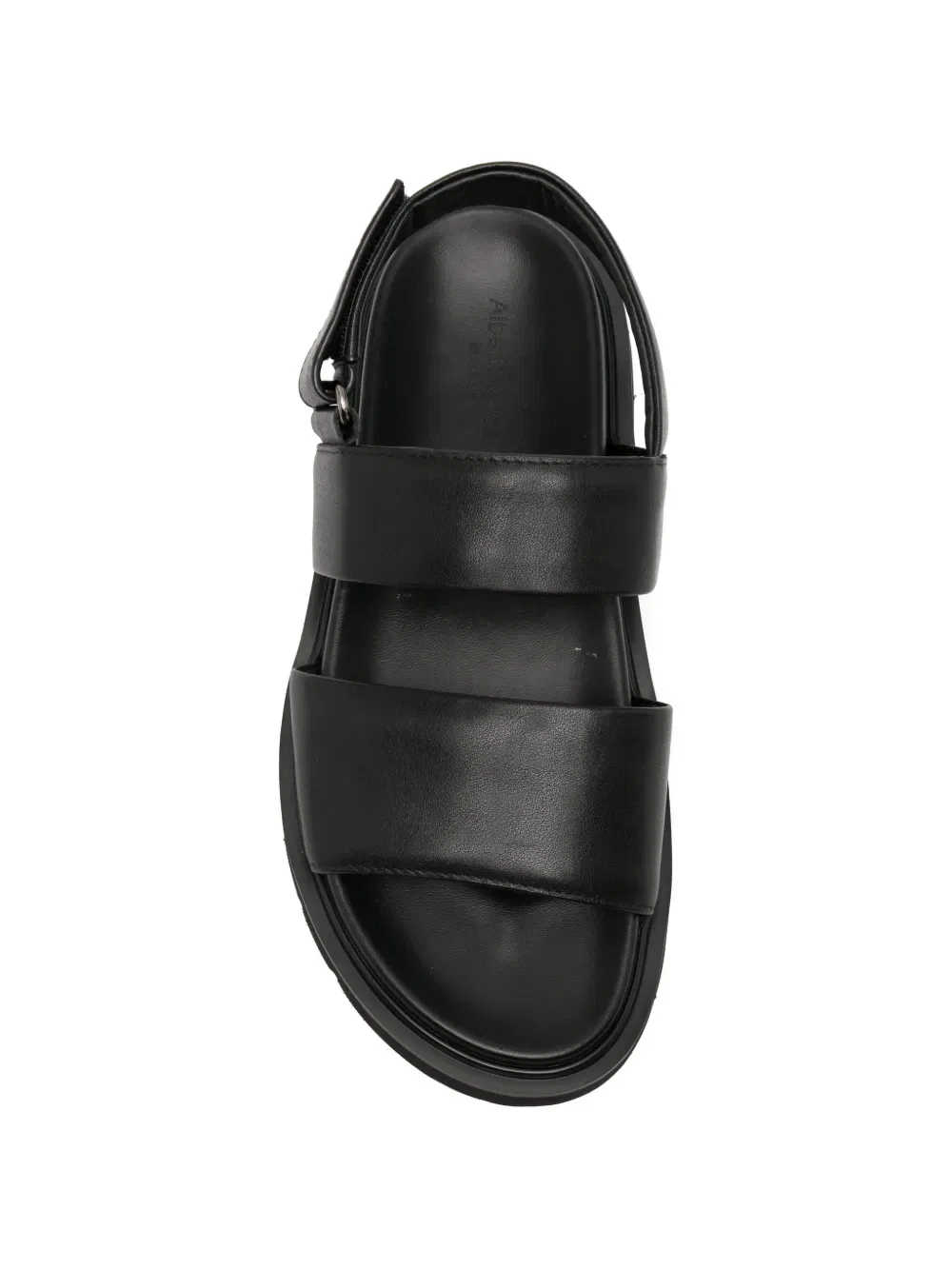 Сандалии с рифленой подошвой и ремешком Touch-Strap Alberto Gozzi, черный — фото 4