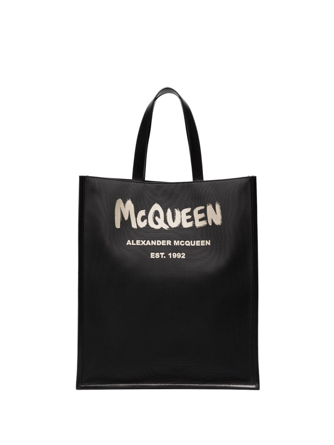 

Alexander McQueen сумка-тоут с логотипом, черный