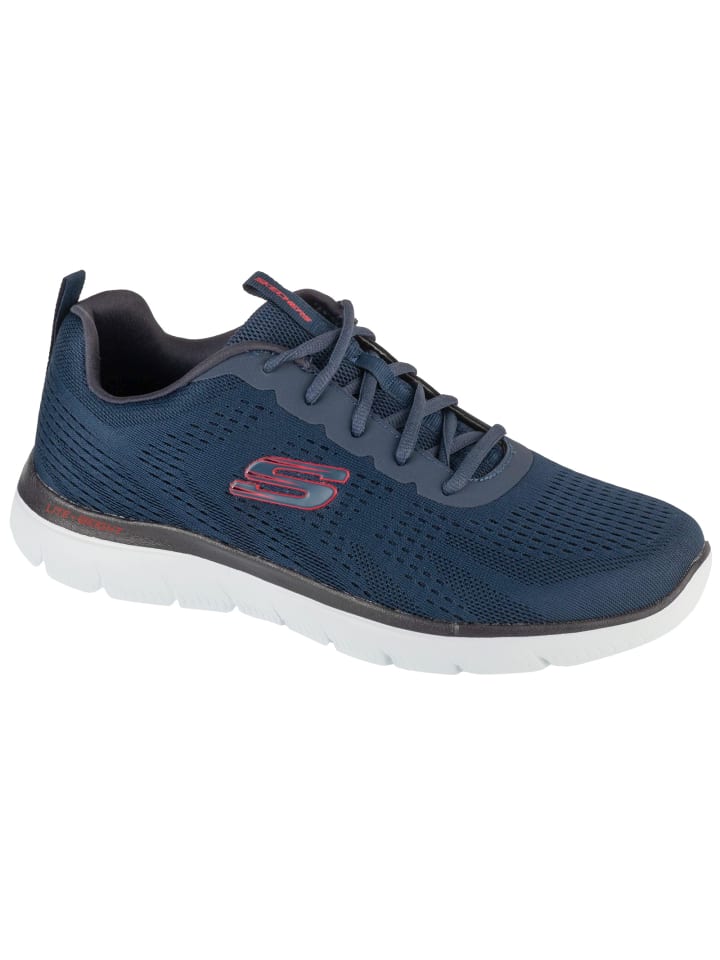 

Кроссовки на шнуровке Skechers, темно-синий