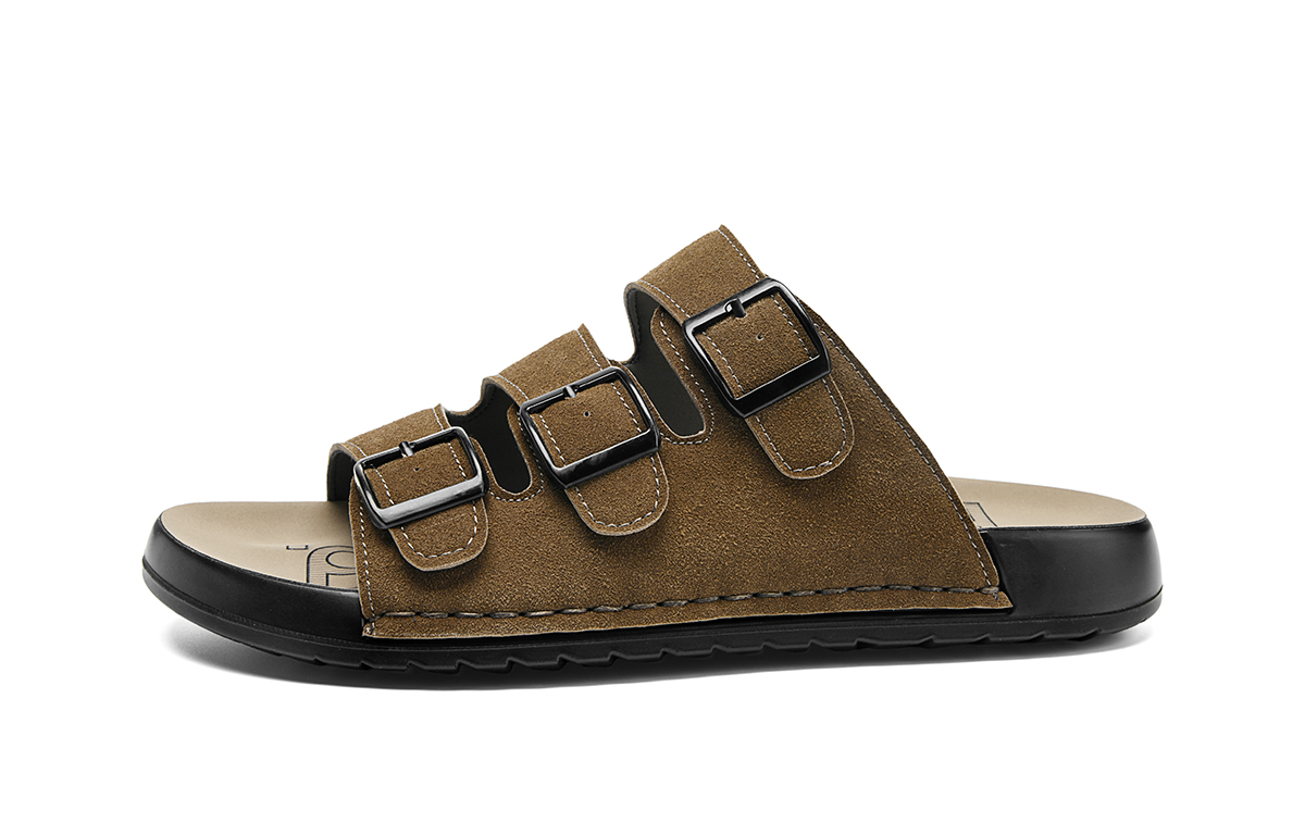 

HLA Полиуретановые противоскользящие шлепанцы мужские хаки, цвет Khaki