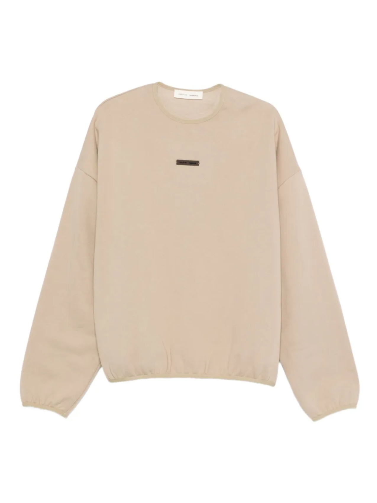 

Хлопковая толстовка с логотипом FEAR OF GOD ESSENTIALS, нейтральный