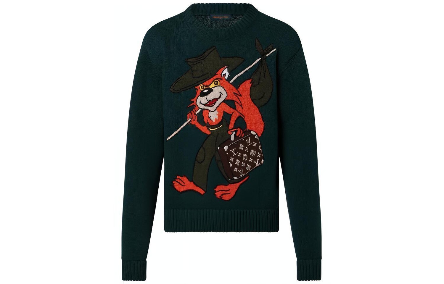 

Новые квартальные продукты LV Sweater Men Louis Vuitton, зеленый