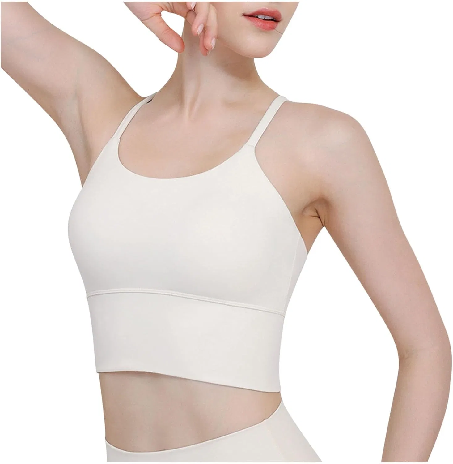 Спортивный бюстгальтер High Impact, Seamless, Generic, A02_white