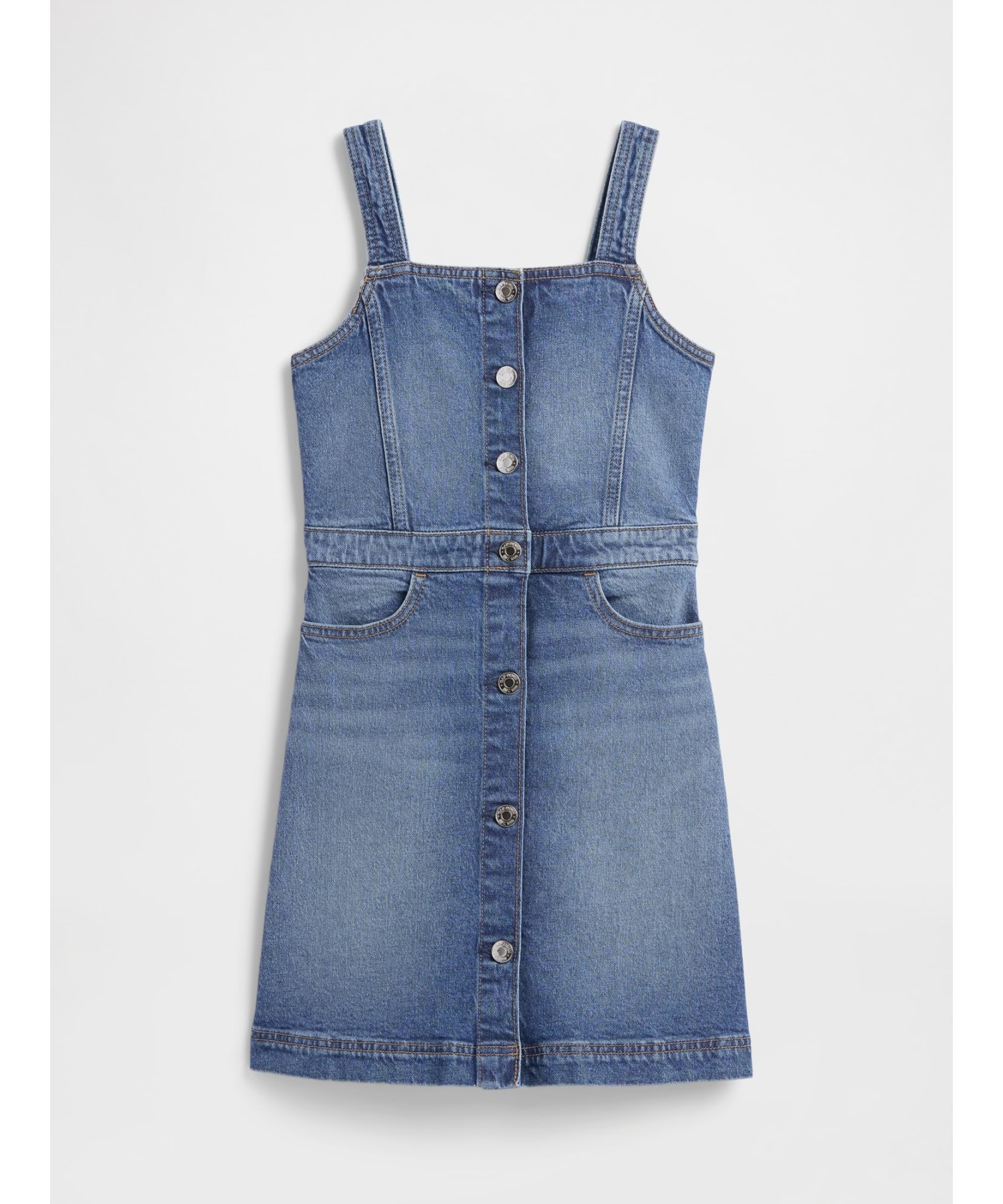 Джинсовый комбинезон-юбка Детский Gap, MEDIUM_WASH