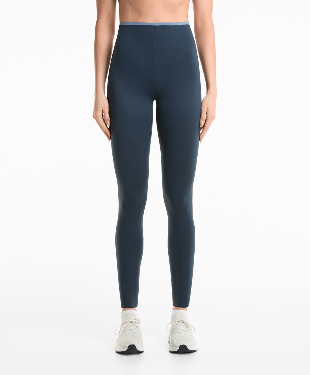 

Леггинсы с перфорацией Perfect-adapt с высокой посадкой 65 см до щиколоток Oysho, цвет Dark Blue