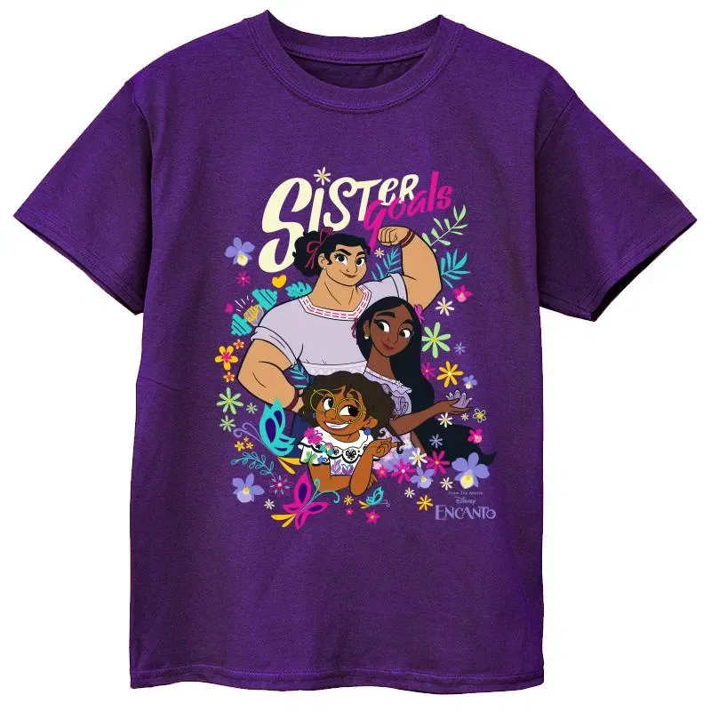 Детская футболка Encanto Sister Goals Disney, фиолетовый — фото 2