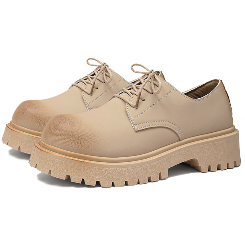 

Medd Повседневные кожаные туфли мужские D77 хаки, цвет D77 Khaki