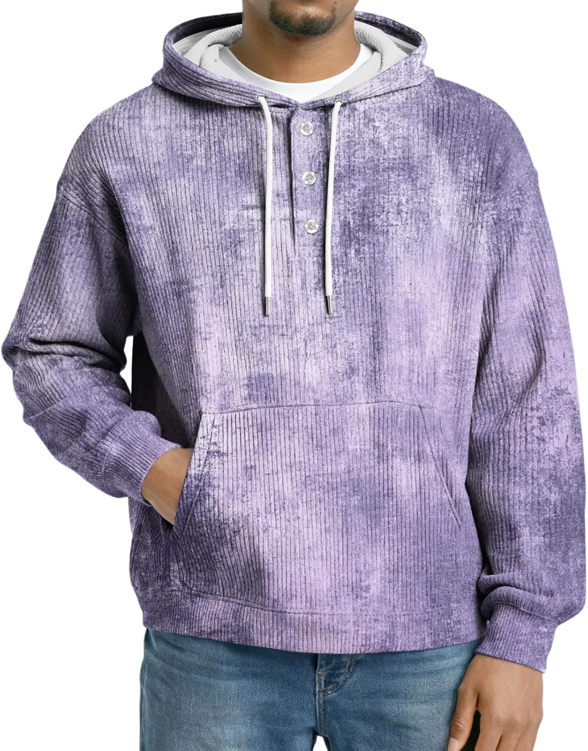 Толстовка с капюшоном, принт, Generic, 1-purple