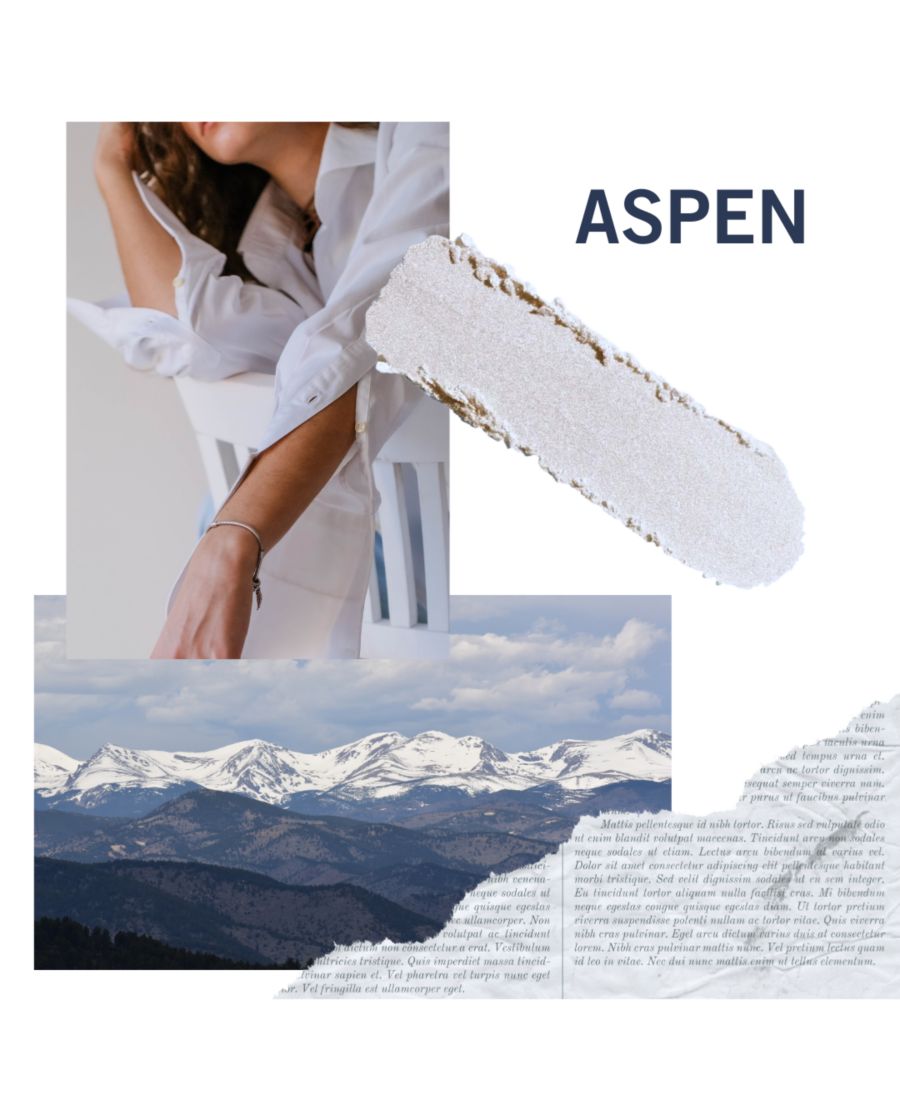 Пункт назначения Теневая Палка SIIA Cosmetics, цвет aspen - white glitter — фото 3