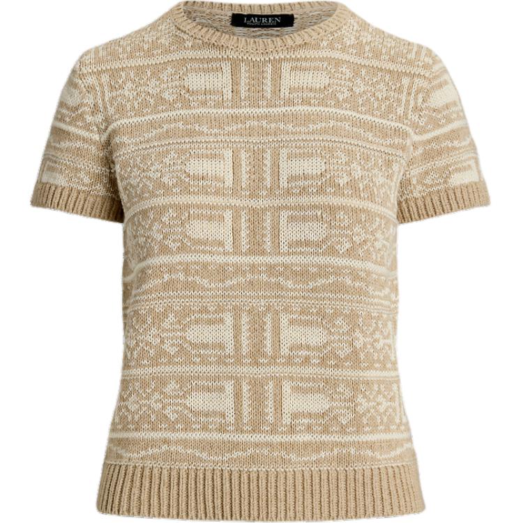 

Polo Ralph Lauren SS24 Вязаный свитер женский бежевый