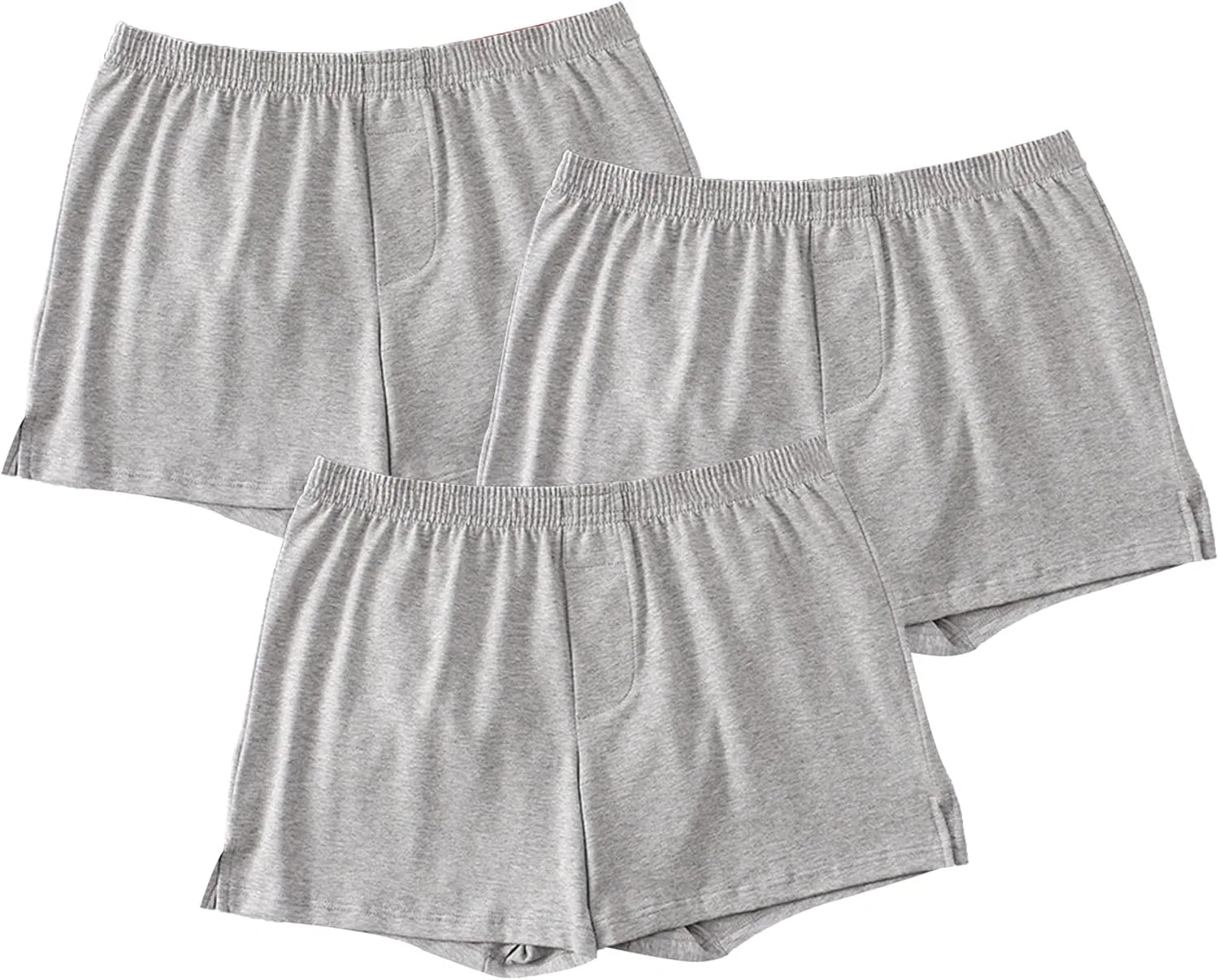 Трусы спортивные, хлопок, Shorts, серый