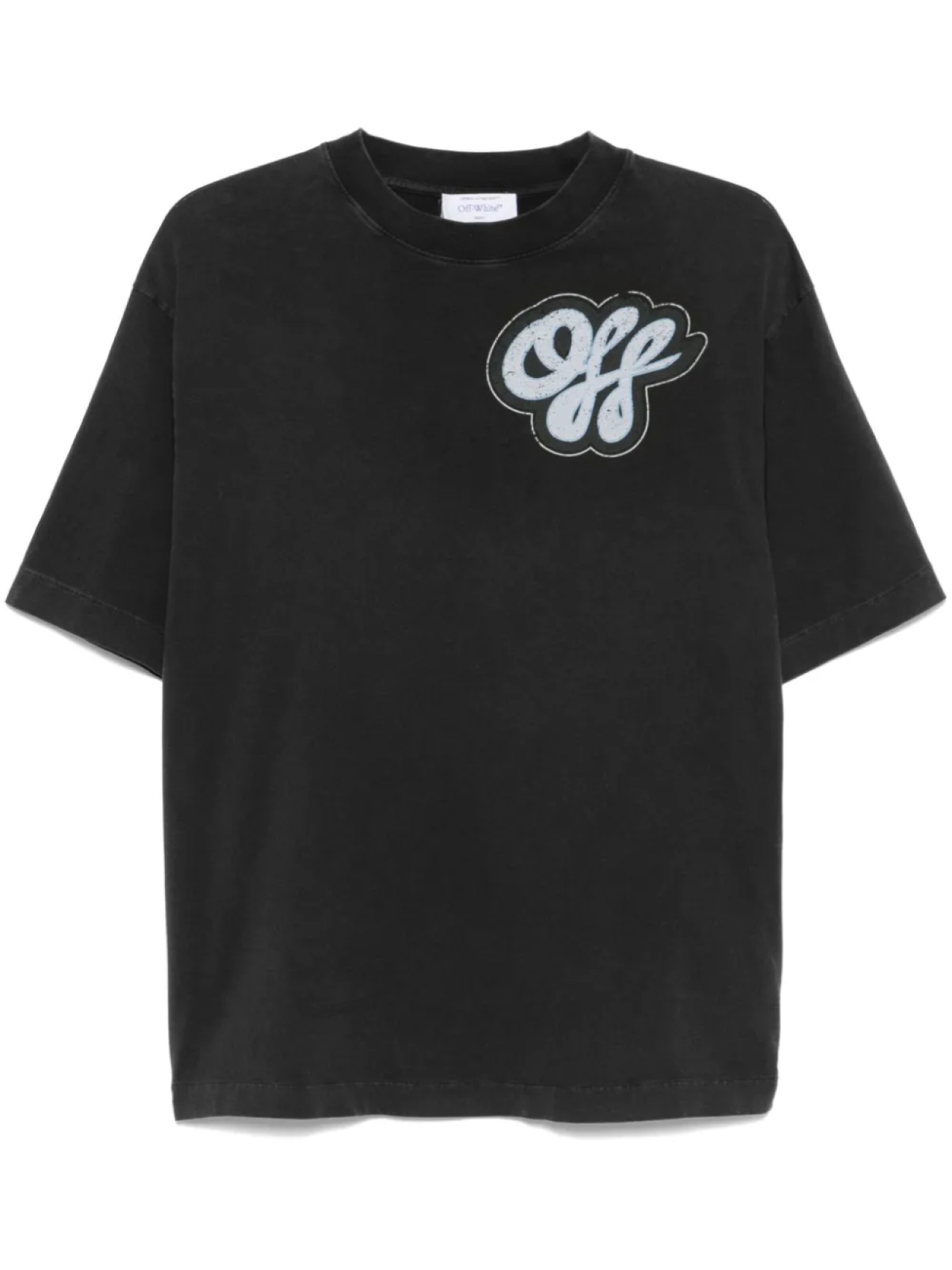 

Off-White футболка с принтом, серый