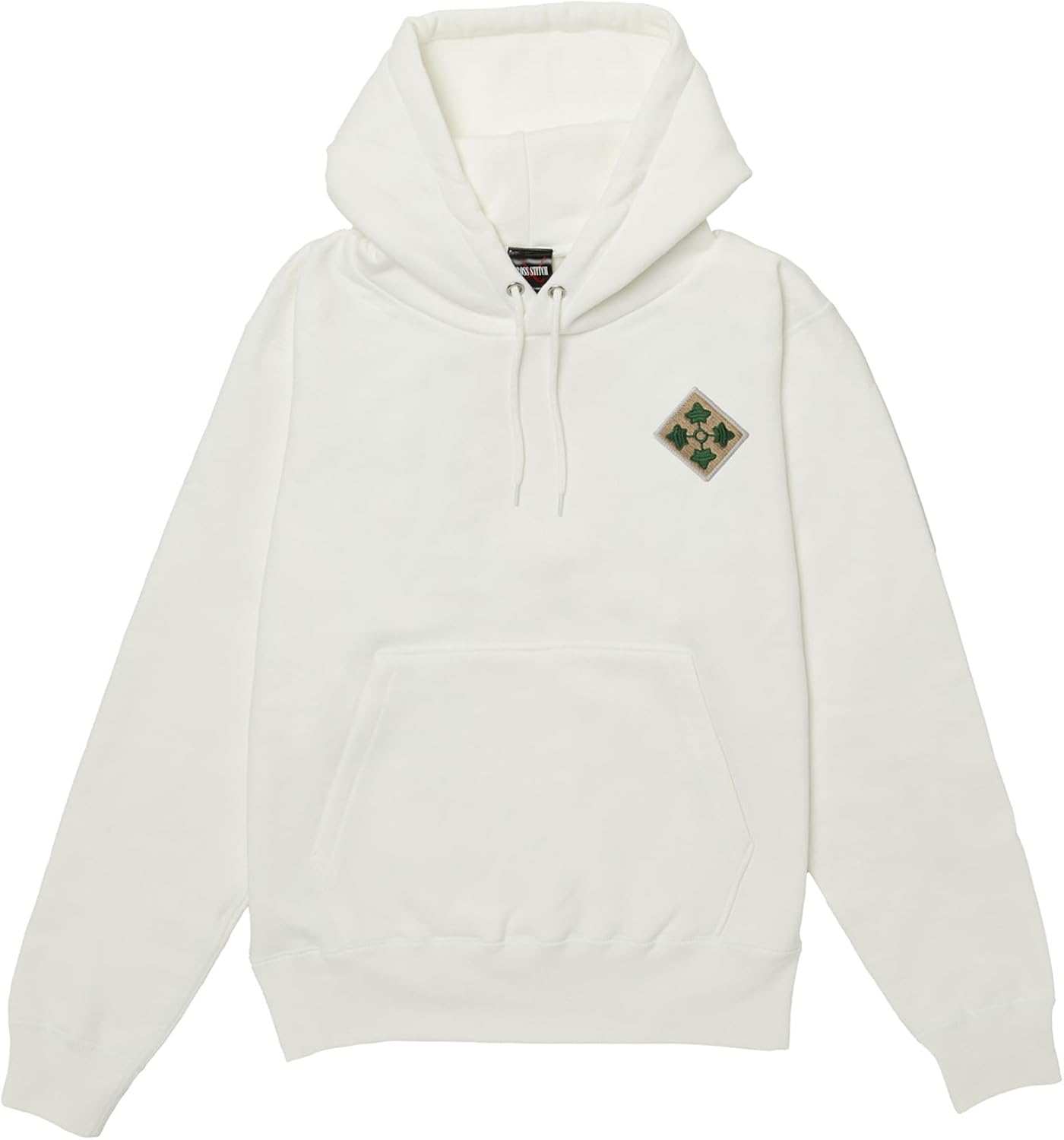 

Толстовка с капюшоном в стиле F, нашивка с гербом армии США, плотная ткань 12,4 унции, подкладка с начесом, толстовка без капюшона, белая F-Style