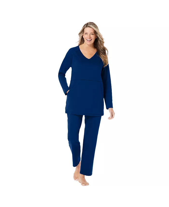 

Комплект из 2 предметов для отдыха больших размеров Dreams & Co., синий