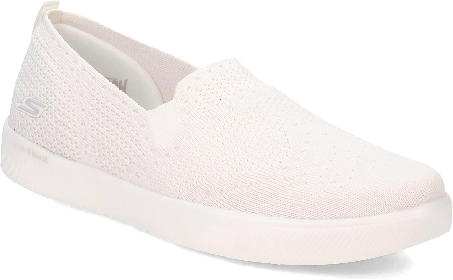

Мужские кроссовки Skechers Hyper Vulc - слипоны вязаные, белый