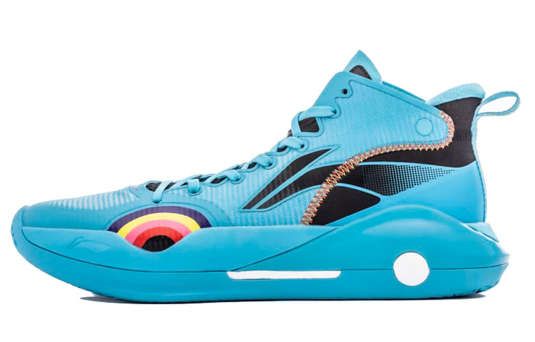 

LINING Лининг Юшуай 15 Бэнг устойчивые к истиранию дышащие баскетбольные кроссовки мидтоп мужские бабочка синий