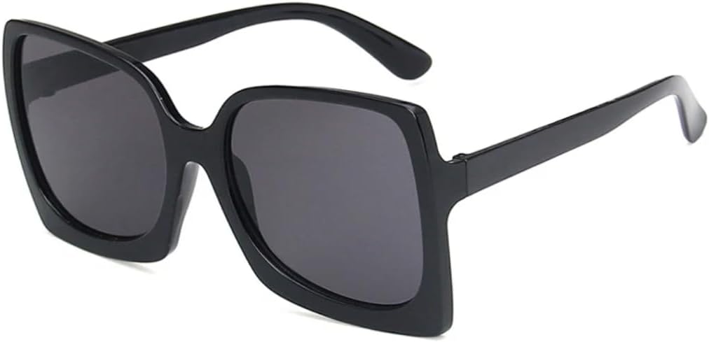 

Солнцезащитные очки с защитой UV400 | Линзы конфетного цвета, увеличенная оправа | Для женщин и мужчин, для занятий спортом на открытом воздухе и вождения DSVIGF, Black Gray