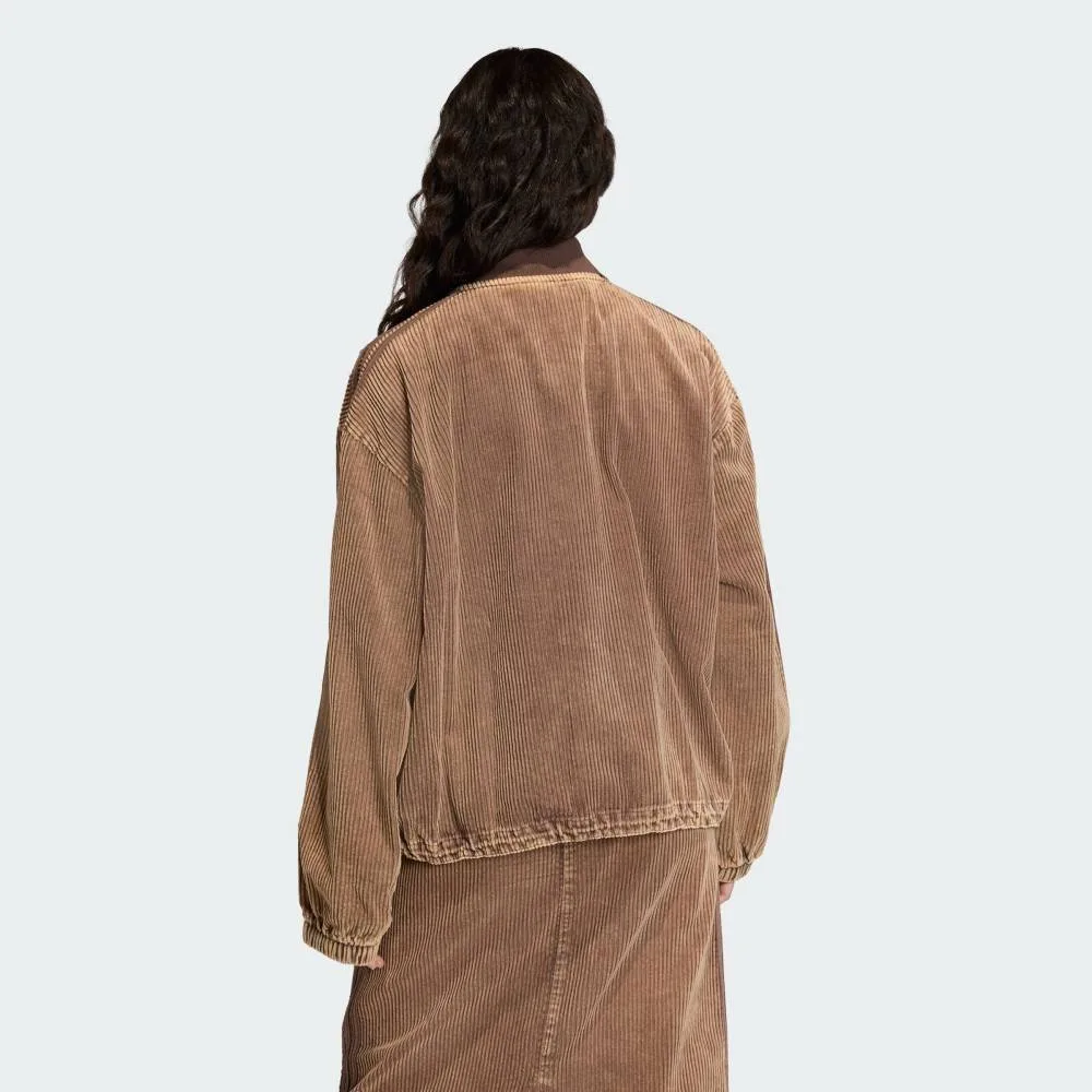 Куртка Corduroy SST Adidas, brown — фото 2