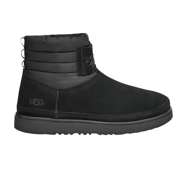 

Ботинки UGG Classic Mini Lace-Up Weather Boot, черный