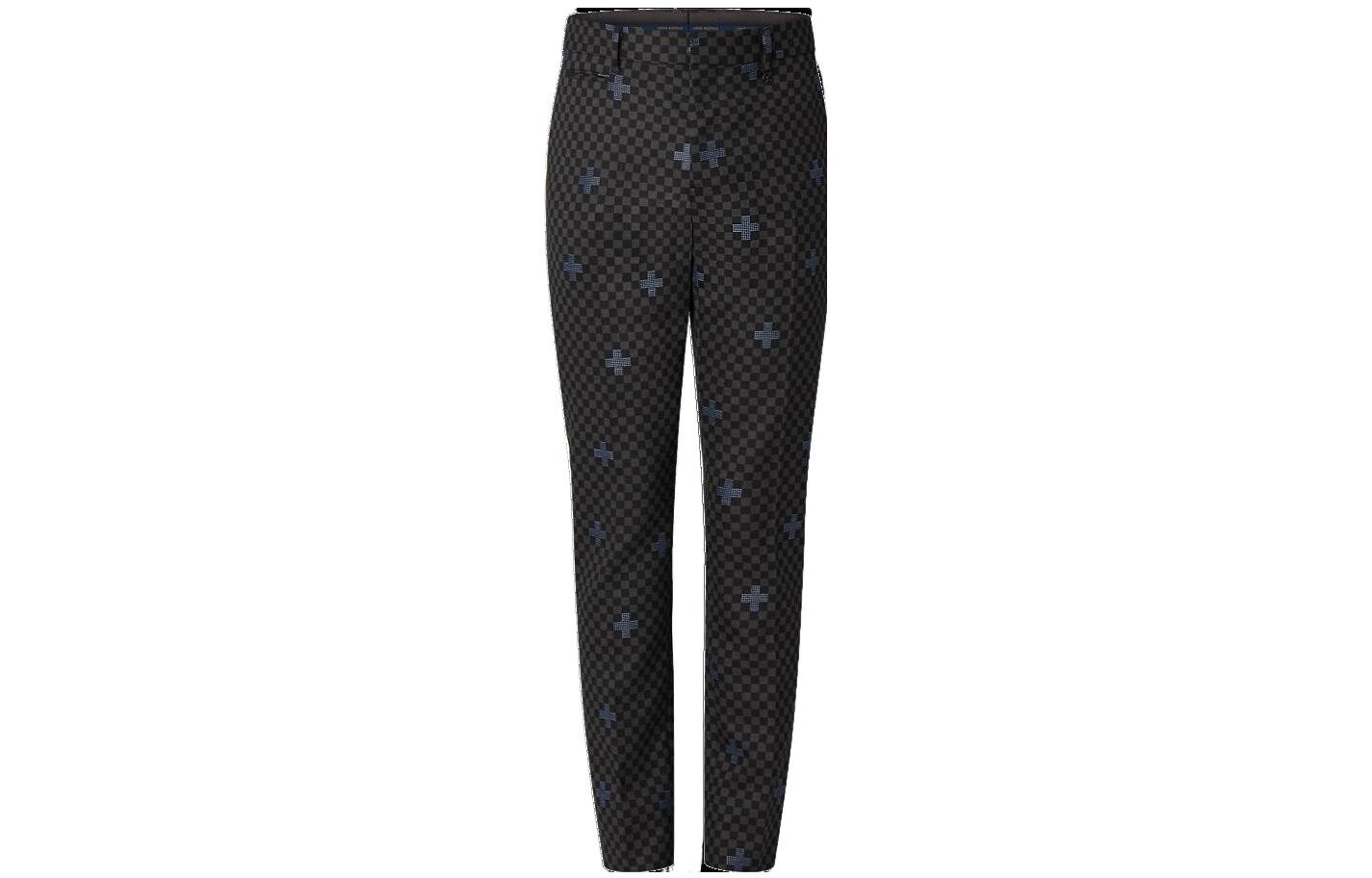 

Новые квартальные продукты LV Casual Pants Men Black Louis Vuitton, черный