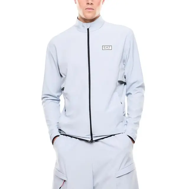 Куртки и пальто EA7 SS26 для мужчин Emporio Armani, sky синий — фото 3