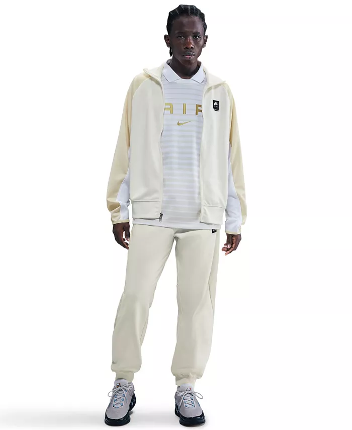 

Мужская куртка Air с расклешенным силуэтом и цветными блоками на молнии спереди Nike, белый