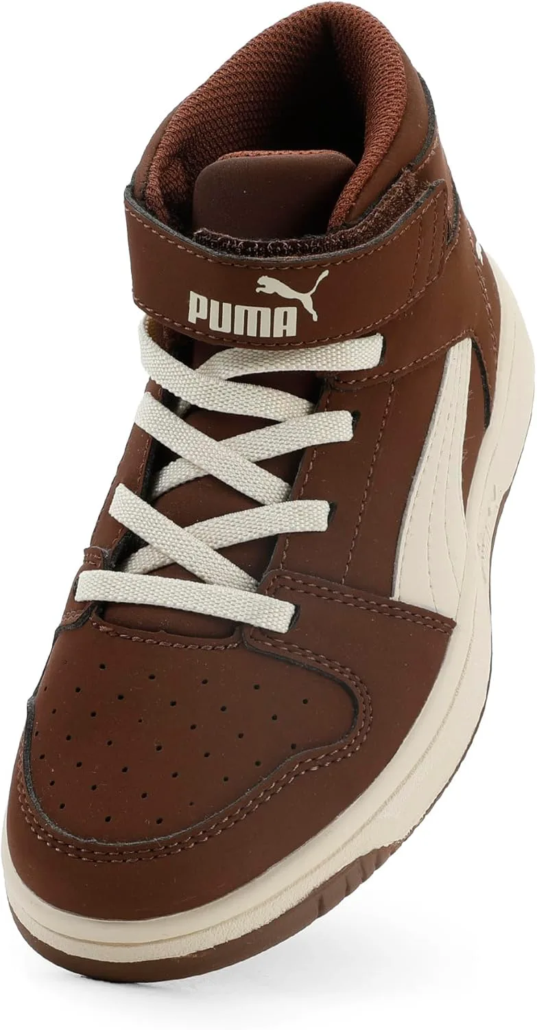 Кроссовки PUMA для детей Rebound Layup Mid на липучках — фото 3