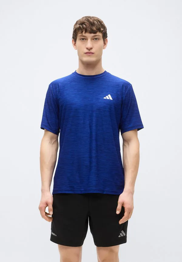 Спортивная футболка первой необходимости для тренировок Adidas Performance, Dark Blue Melange
