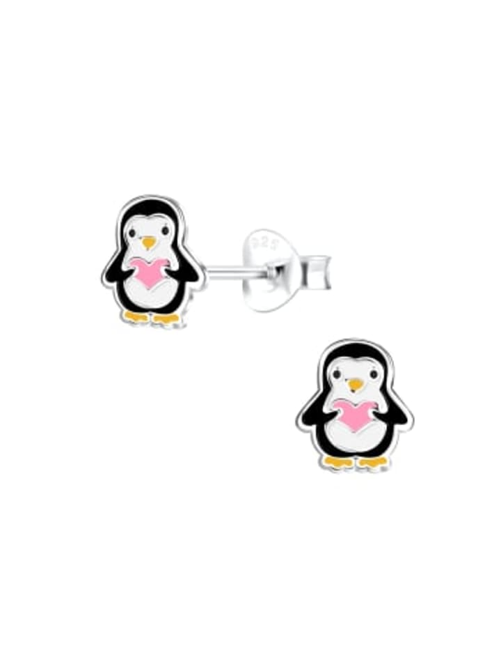 

Alexander York Серьги-гвоздики, розовые, в форме пингвина, из серебра 925 пробы, комплект из 2 штук