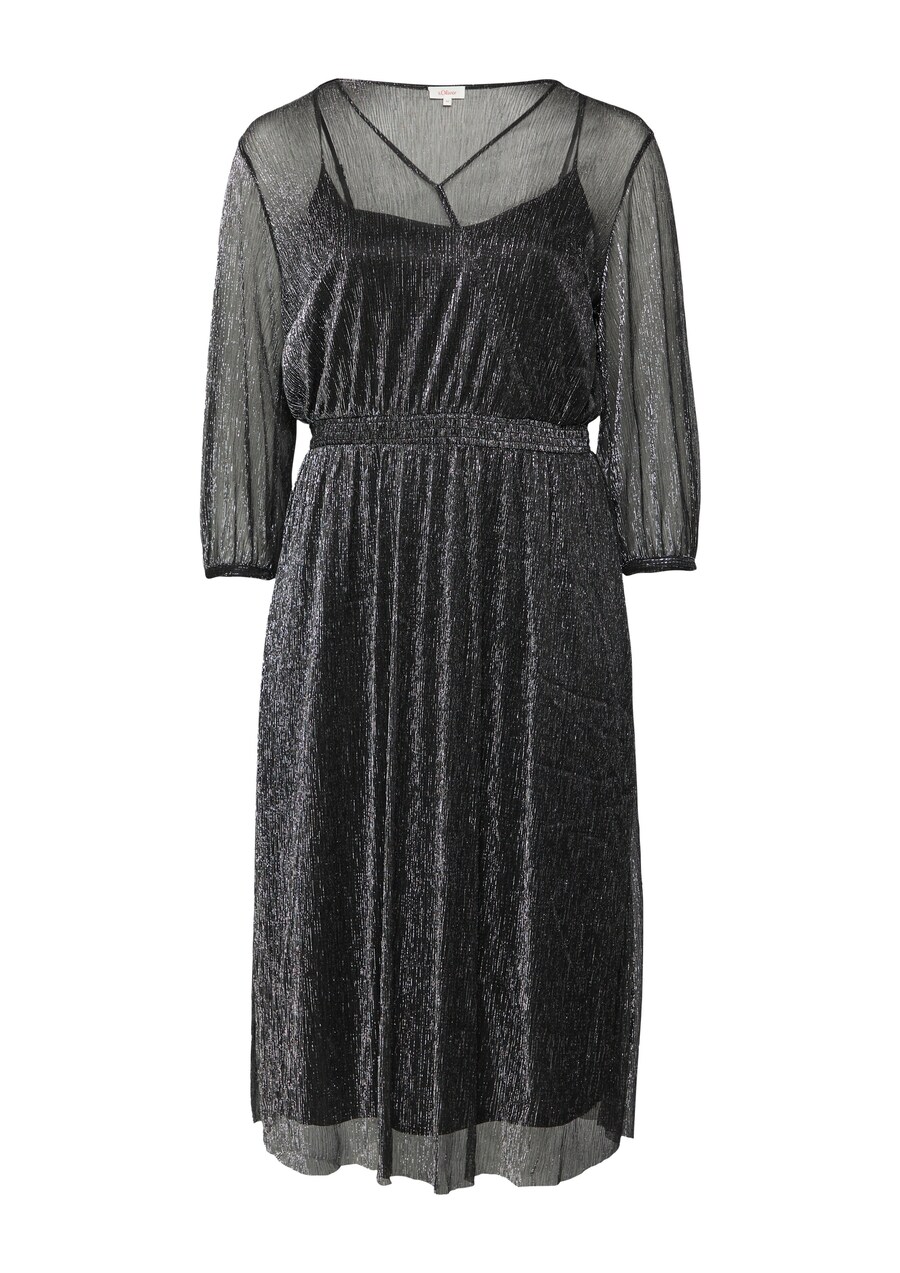 

Миди платье s.Oliver, mottled black